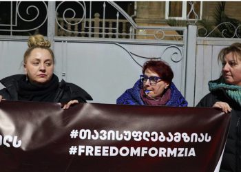 მზია ამაღლობელის მხარდამჭერ აქციაზე შსს-მ 9 ადამიანს სამართალდარღვევის ოქმი შეუდგინა