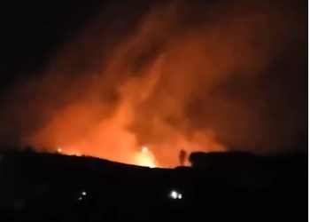 🎥მარტვილის სოფელ სალხინოში ტყის მასივი იწვის – რა ხდება ამ წუთებში ადგილზე