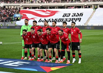 საქართველოს ნაკრების რომელი ფეხბურთელები მოხვდნენ ერთა ლიგის პლეი-ოფის სიმბოლურ გუნდში?