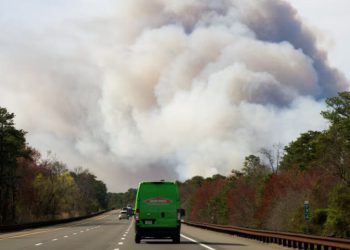 ნიუ ჯერსიში მასშტაბურ ტყის ხანძარს ებრძვიან