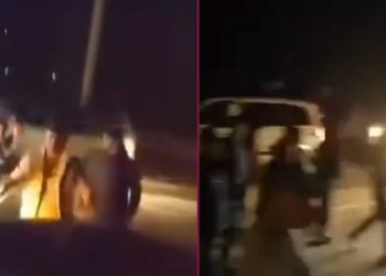 ქუთაისთან, ე.წ. ტაბახმელას ბაზარში ხმაური და დაპირისპირებაა