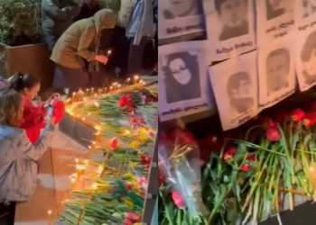 მოქალაქეებმა 9 აპრილის მემორიალთან ტიტები და სანთლები მიიტანეს – რა ხდება რუსთაველის გამზირზე