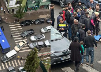 ბათუმში, ზებრა გადასასვლელზე ქალს მუნიციპალური ავტობუსი დაეჯახა