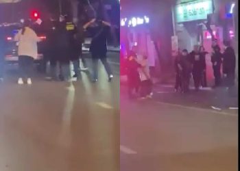 🎥”მოკლა ბიჭო… სასწრაფოს გამოუძახეთ, კაცი ცუდად არის” – ვრცელდება დაპირისპირების კადრები თამარ მეფის გამზირიდან