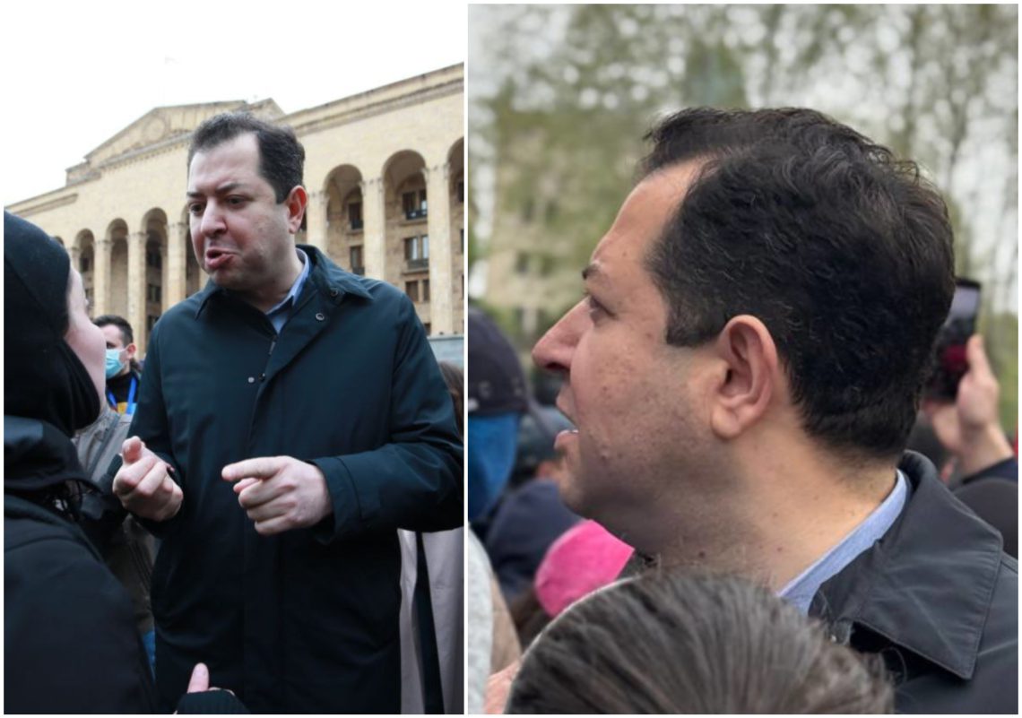 დაპირისპირება პარლამენტთან – 9 აპრილის მემორიალთან ირაკლი კობახიძის სიძე, აფხაზეთის მთავრობის მინისტრი, დავით ფაცაცია, არ მიუშვეს