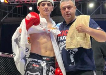 მარნეულელმა გიორგი მირზოიანმა, კიკბოქსინგში, პროფესიონალურ ორთაბრძოლაში გაიმარჯვა