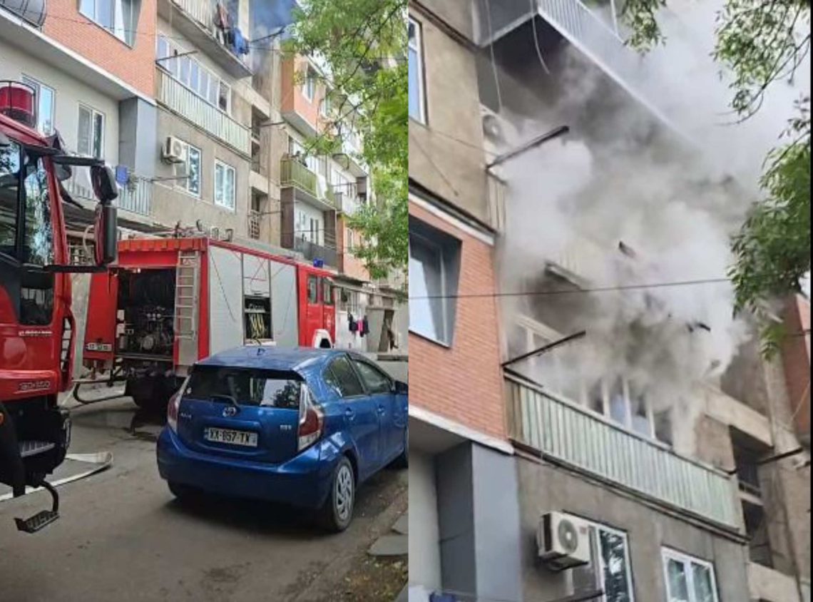 🎥რა ხდება ამ წუთებში რუსთავში? – “საკმაოდ ძლიერი ხანძარია”