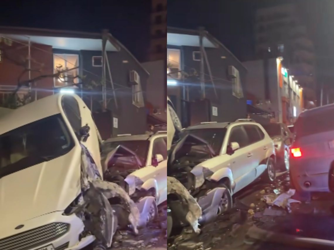 “რა სიჩქარით უნდა მოძრაობდეს მანქანა ამ ვიწრო ქუჩაზე ასეთი შეჯახება რომ მოხდეს?!” – რა საგანგაშო კადრები ვრცელდება