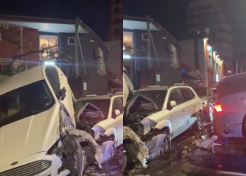 “რა სიჩქარით უნდა მოძრაობდეს მანქანა ამ ვიწრო ქუჩაზე ასეთი შეჯახება რომ მოხდეს?!” – რა საგანგაშო კადრები ვრცელდება