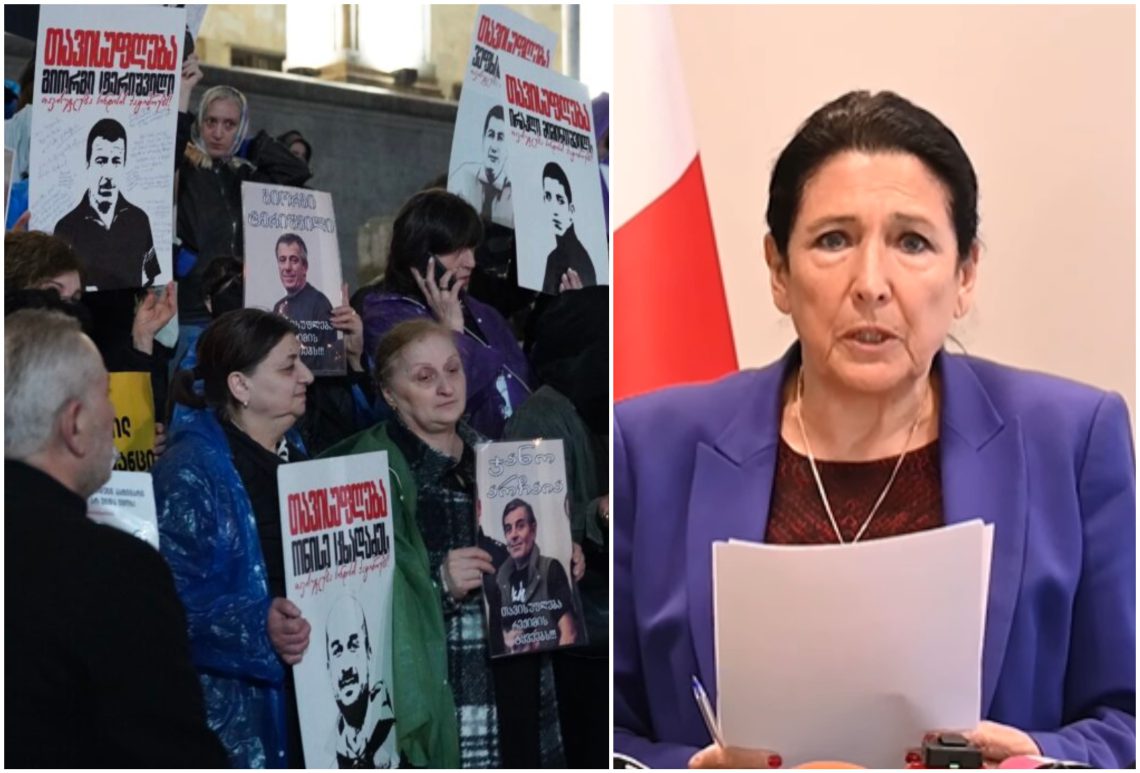 როგორ ეხმაურება სალომე ზურაბიშვილი პატიმართა მშობლების მიერ გუშინ გაკეთებულ საგანგებო განცხადებას?