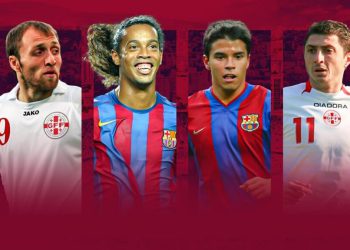 საქართველოს ნაკრებისა და „ბარსელონას“ ლეგენდების მატჩში სასტარტო შემადგენლობები ცნობილია