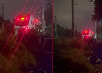 🎥დიდუბეში, თბილისი – ბათუმის მატარებელი კაცს დაეჯახა