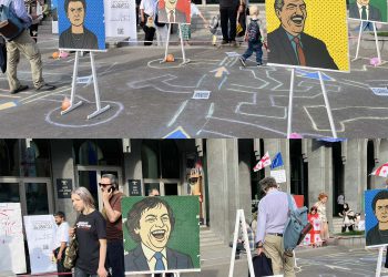 რუსთაველის გამზირი ამ წუთებში – “მეტრონომის” ფოტოკოლაჟი