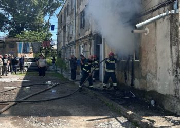 ხანძარი გორში – რა ხდება ამ წუთებში ადგილზე