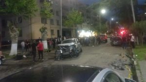 ავტოსაგზაო შემთხვევა სამტრედიაში - ვრცელდება კადრები ადგილიდან