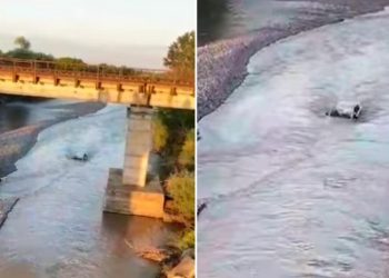 მარნეულში, მანქანა მდინარეში ჩავარდა – როგორია მძღოლის მდგომარეობა