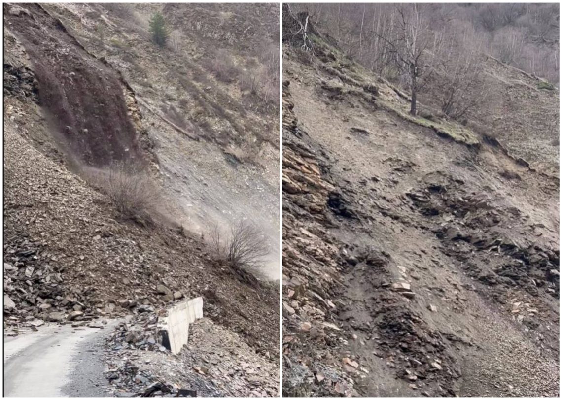 მესტია-უშგულის გზაზე მეწყერი ჩამოწვა – რა კადრები ვრცელდება სოციალურ ქსელში