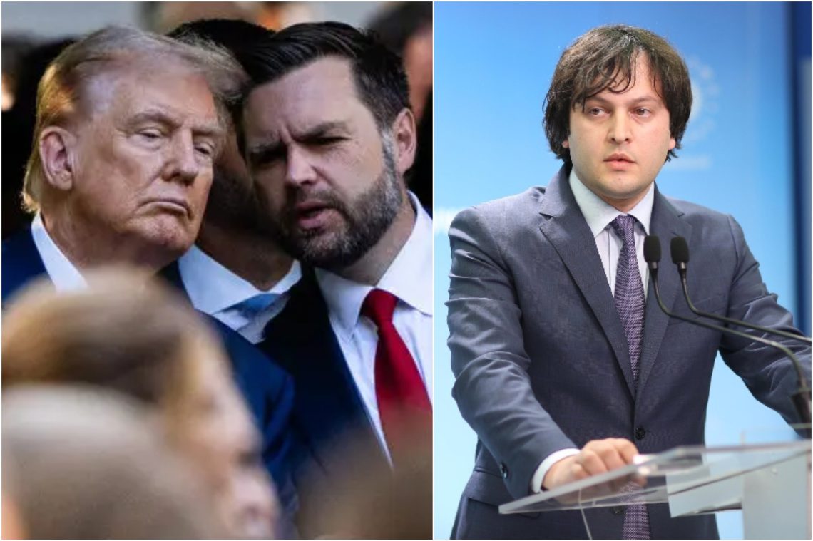 ირაკლი კობახიძე დონალდ ტრამპსა და ჯეი დი ვანსს საგანგებო წერილით მიმართავს