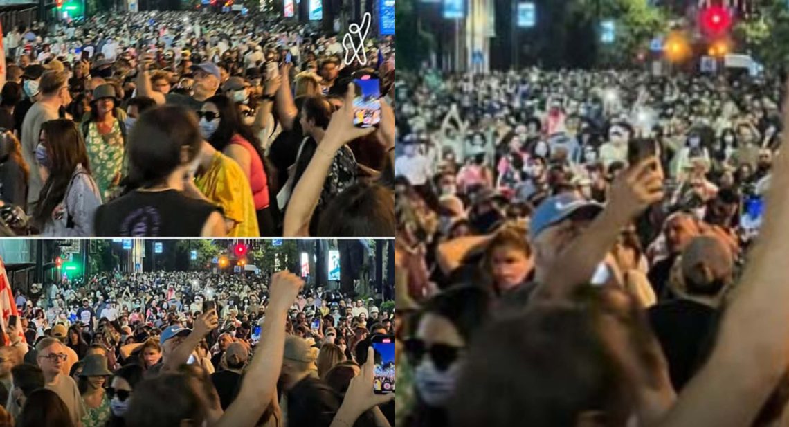 თბილისში, მათე დევიძის მხარდამჭერი მსვლელობა იმართება