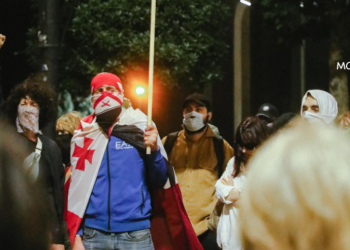 პროტესტის 202-ე დღე-რუსთაველის გამზირი გადაკეტილია