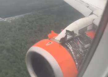 ავიაკომპანია “აზიმუტის“ თვითმფრინავს, რომელიც მოსკოვიდან ბათუმში  მიფრინავდა, ძრავის კარი მოსძვრა