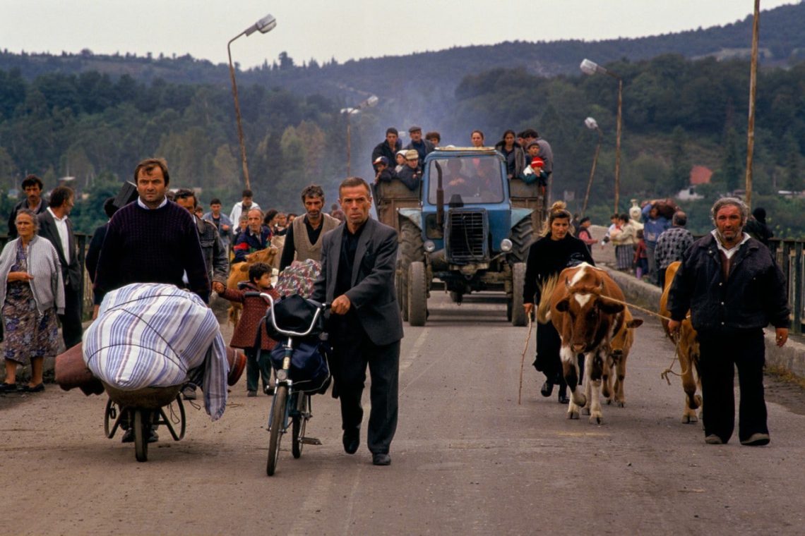 რომელი ქვეყნები არ უჭერენ მხარს საქართველოს ოკუპირებული რეგიონებიდან იძულებით გადაადგილებულ პირთა სახლებში დაბრუნების უფლებას?