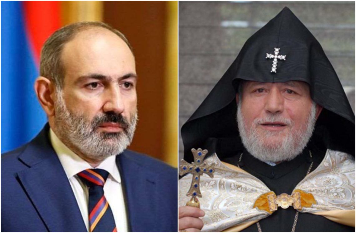 სკანდალი სომხეთში – პრემიერი ნიკოლ ფაშინიანი კათოლიკოს გარეგინ II-ს დაუპირისპირდა