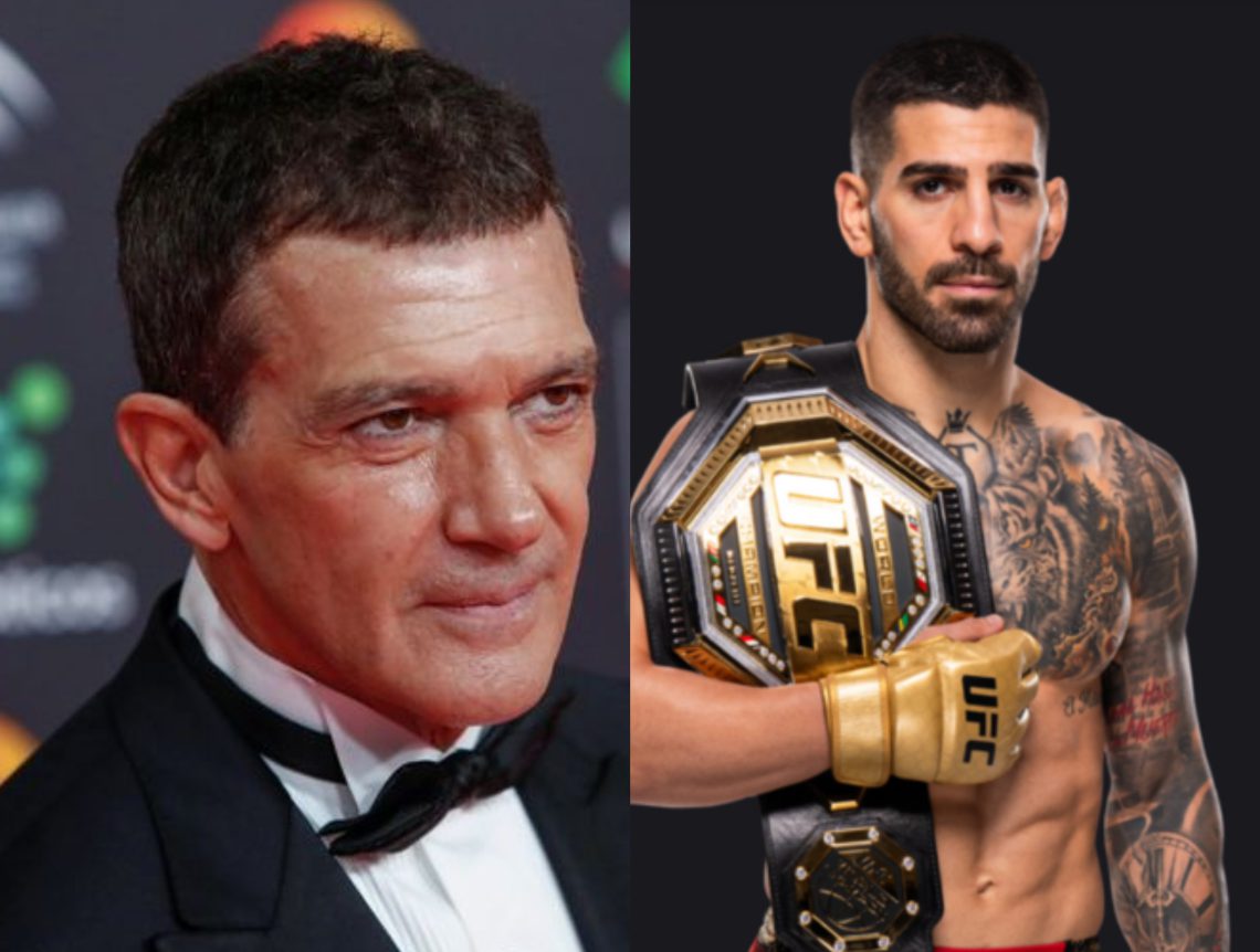 ანტონიო ბანდერასი ილია თოფურიას მიმართავს