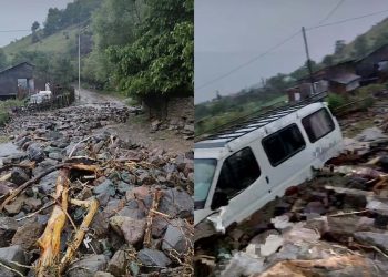 🎥ღვარცოფმა ადიგენში მანქანები მოიყოლა – რა ხდება ადგილზე ამ წუთებში