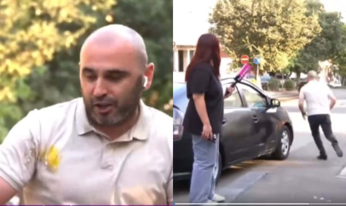 🎥ლევან ხაბეიშვილს პირდაპირ ეთერში კვერცხი ესროლეს