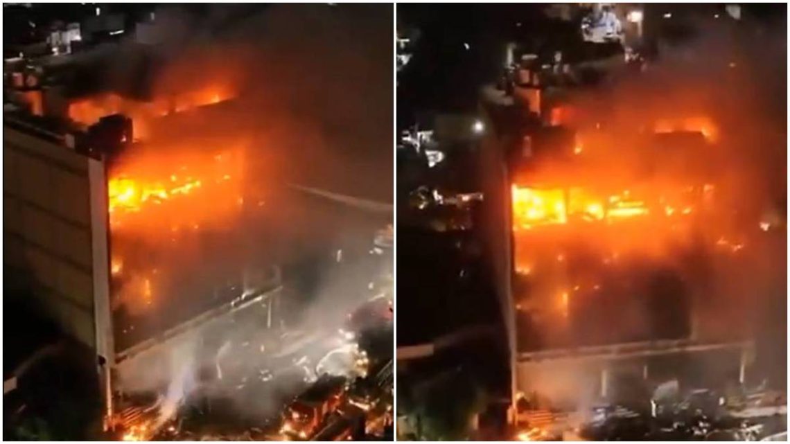 ხანძარი ერაყის სავაჭრო ცენტრში – დაღუპულია 60-მდე ადამიანი