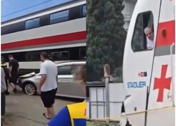 თბილისი-ბათუმის სამგზავრო მატარებელს მსუბუქი ავტომობილი შეეჯახა – რა ვითარებაა ადგილზე