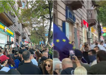 🎥 დაპირისპირება მელიქიშვილის ქუჩაზე – რა ვითარებაა ადგილზე?