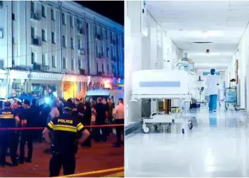 როგორია სადგურის მოედანზე, კორპუსის ფასადის ჩამოვარდნის შედეგად დაშავებული ქალის ჯანმრთელობის მდგომარეობა?