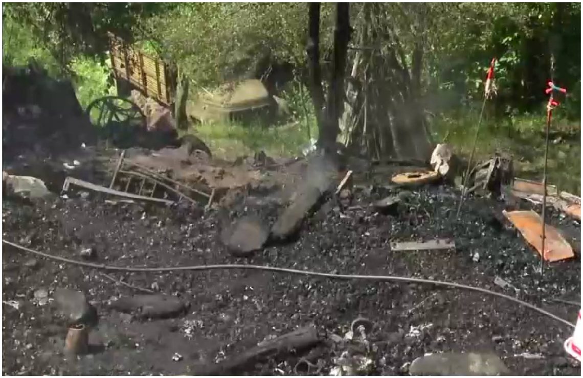 ხანძარი ხულოში – რა ვითარებაა ადგილზე