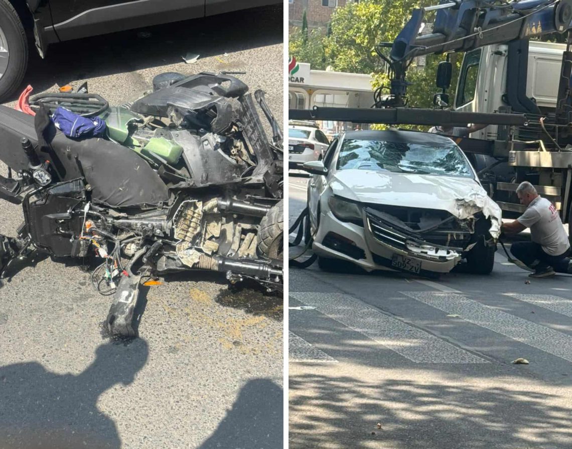 თბილისში ცინცაძის ქუჩაზე ავარია მოხდა – რა ხდება ადგილზე