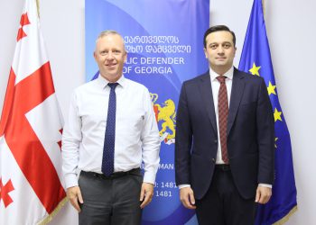 საქართველოს სახალხო დამცველი ბრიტანეთის ელჩს საქართველოში გარეტ უორდს შეხვდა