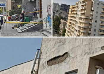 ცინცაძის ქუჩაზე კორპუსის ბათქაში ჩამოიშალა – იხილეთ კადრები