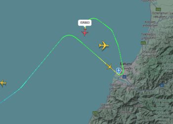 თელავივი-ბათუმის თვითმფრინავი ბათუმის აეროპორტში ვერ ჯდება