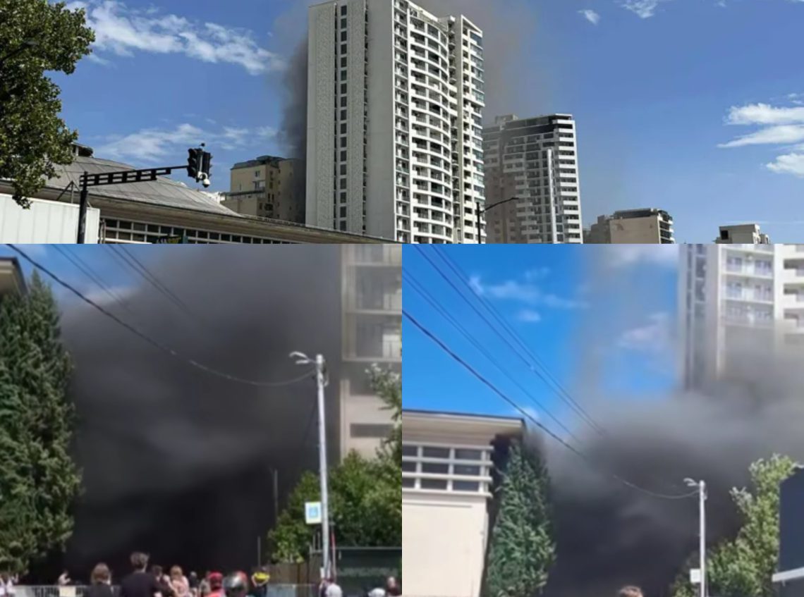 თბილისში, სპორტის სასახლის მიმდებარედ ხანძარია – რა ვითარებაა ადგილზე?