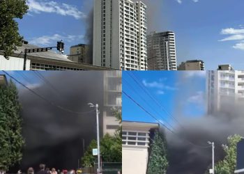 თბილისში, სპორტის სასახლის მიმდებარედ ხანძარია – რა ვითარებაა ადგილზე?