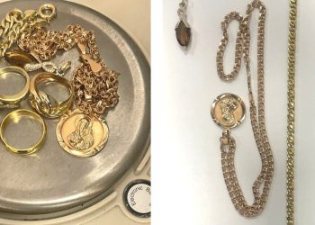 ქუთაისის აეროპორტში  ₾42 399-ის ღირებულების ოქროს ნაკეთობები და მონეტები ამოიღეს