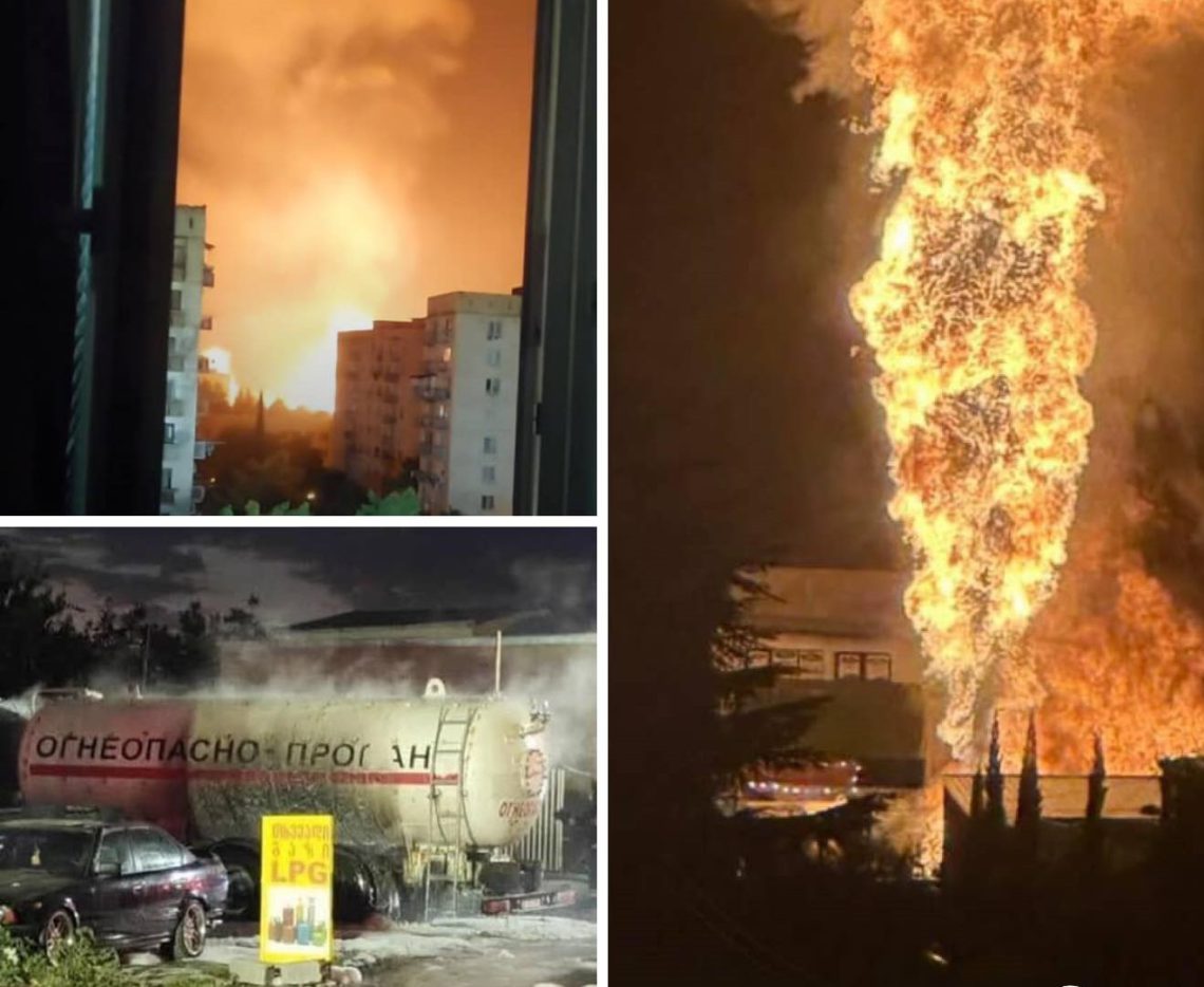 მუხიანში გაზის მანქანა აფეთქდა – რა ხდება ადგილზე