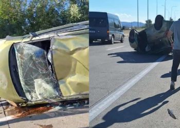 ავტოსაგზაო შემთხვევა ავტობანზე – რა ხდება ადგილზე