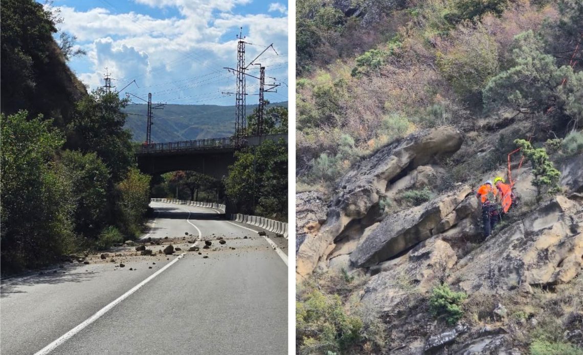 თბილისის შემოსასვლელთან საავტომობილო მოძრაობა აღდგა