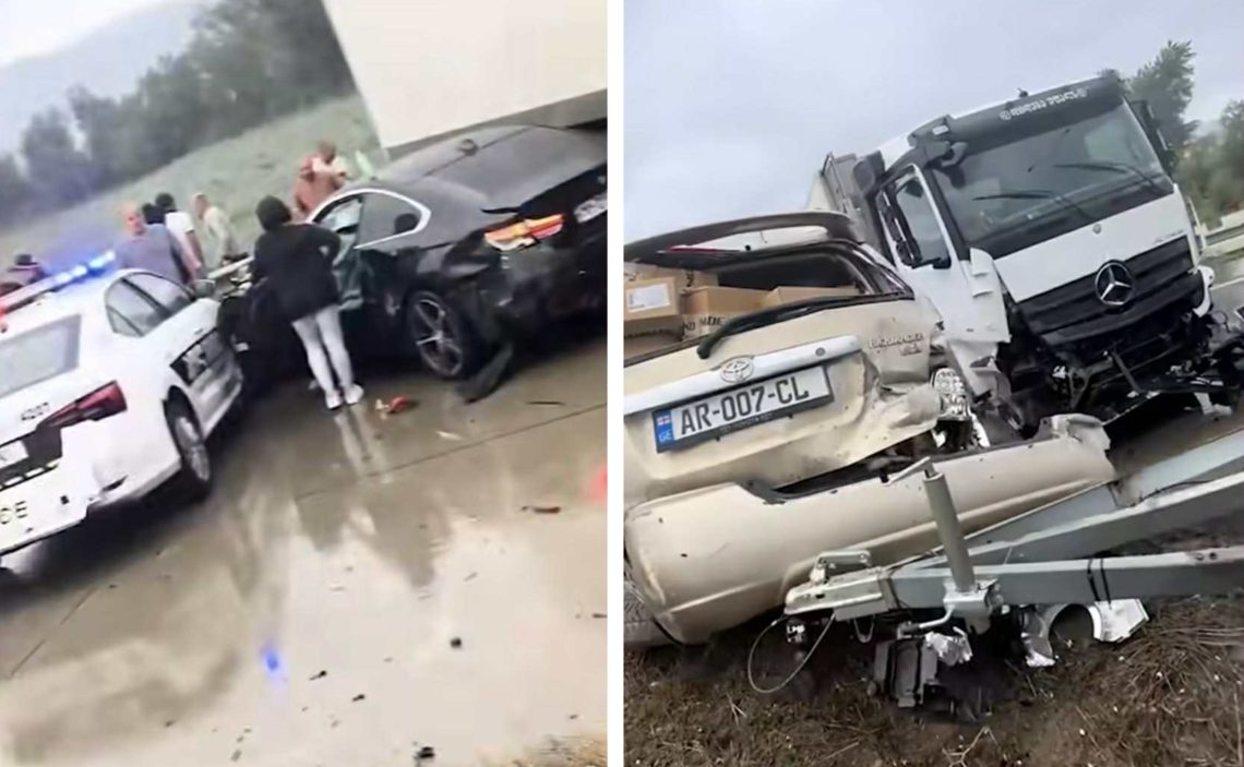 ავარია ავტობანზე – რა ვითარებაა ადგილზე