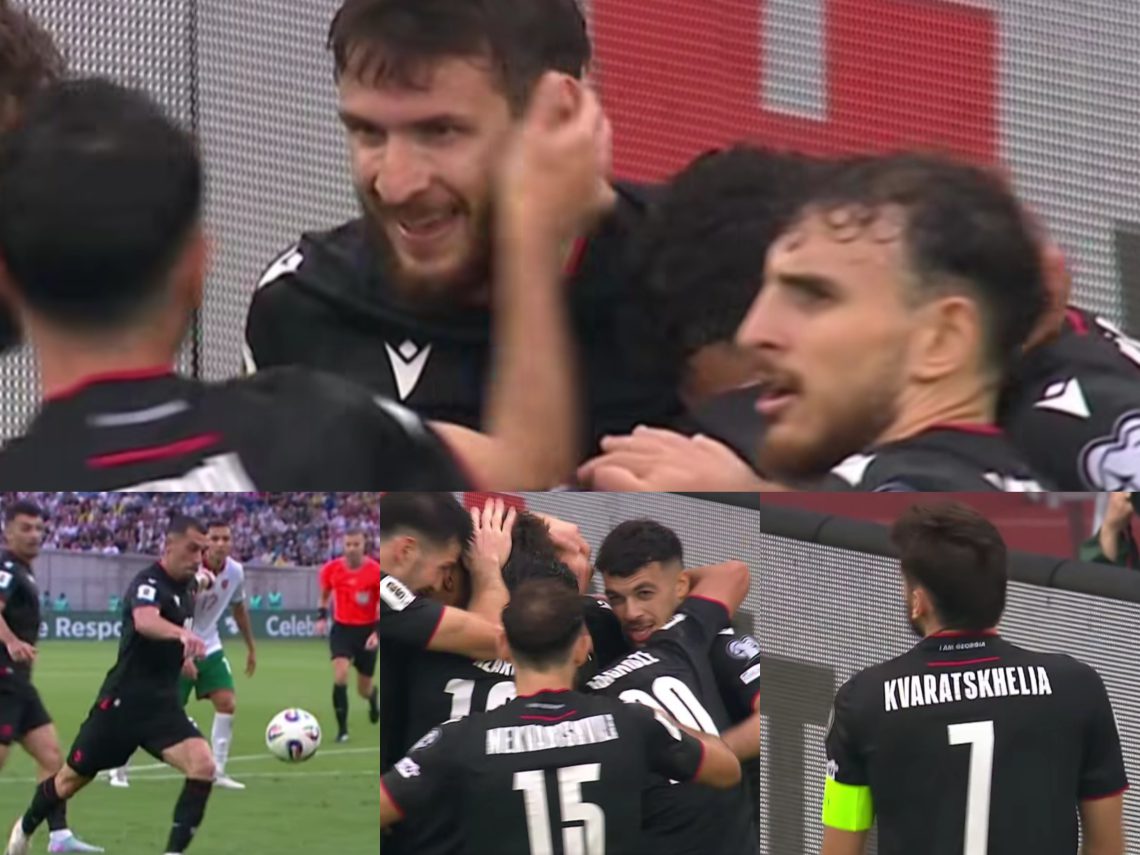 პირველი ტაიმის შემდეგ საქართველოს ნაკრები ბულგარეთს ამარცხებს