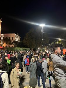 რუსთაველზე ამ დროისთვის  მოძრაობა აღდგენილია - კადრები ადგილიდან