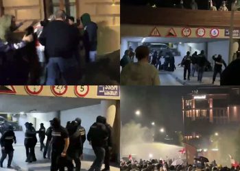 იყენებენ წყლის ჭავლს და წიწაკის სპრეის – რა ვითარებაა ორბელიანის მოედანზე