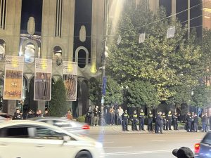 რუსთაველზე ამ დროისთვის მოძრაობა აღდგენილია - კადრები ადგილიდან